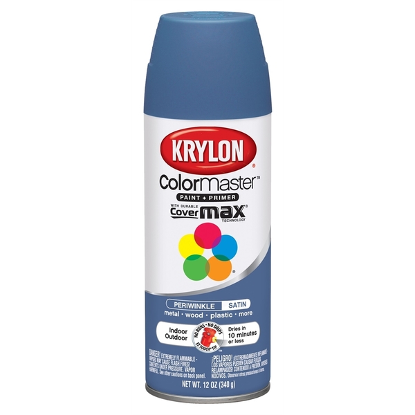 Krylon Periwinkle, Satin, 12 oz 53524